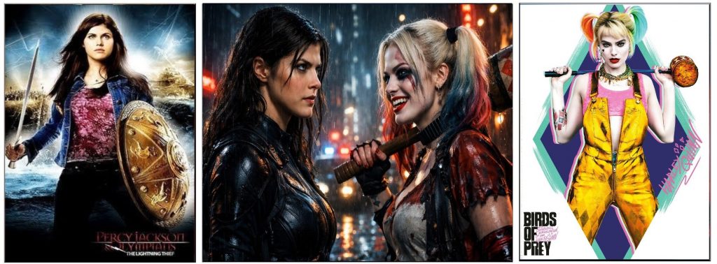 Alexandra Daddario Versus Harley Quinn