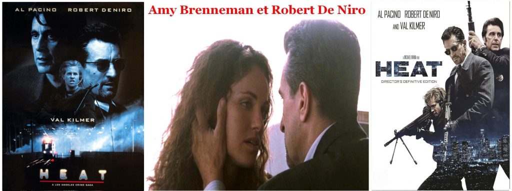 Amy Brenneman et Robert De Niro dans Heat de Michael Mann en 1995 Couple Myth