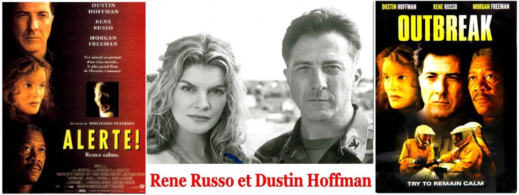 News 5 Rene Russo et Dustin Hoffman dans Alerte Outbreak de Wolfgang Petersen en 1995 Couple Myth 00